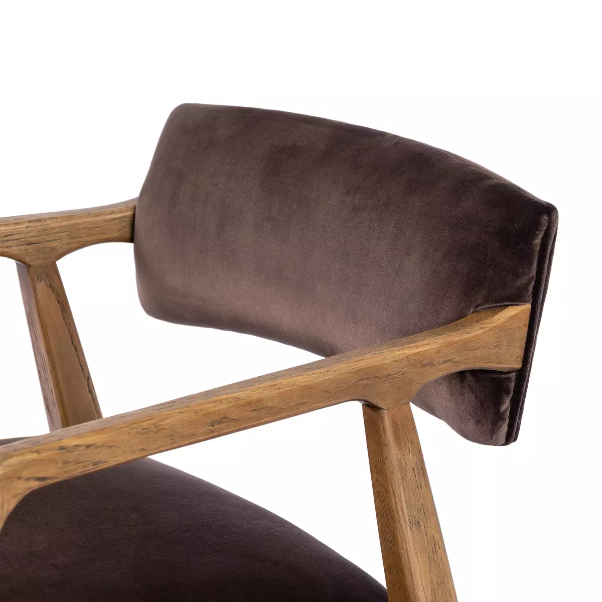 Edith Upholstered Velvet Arm Chair - Image 30