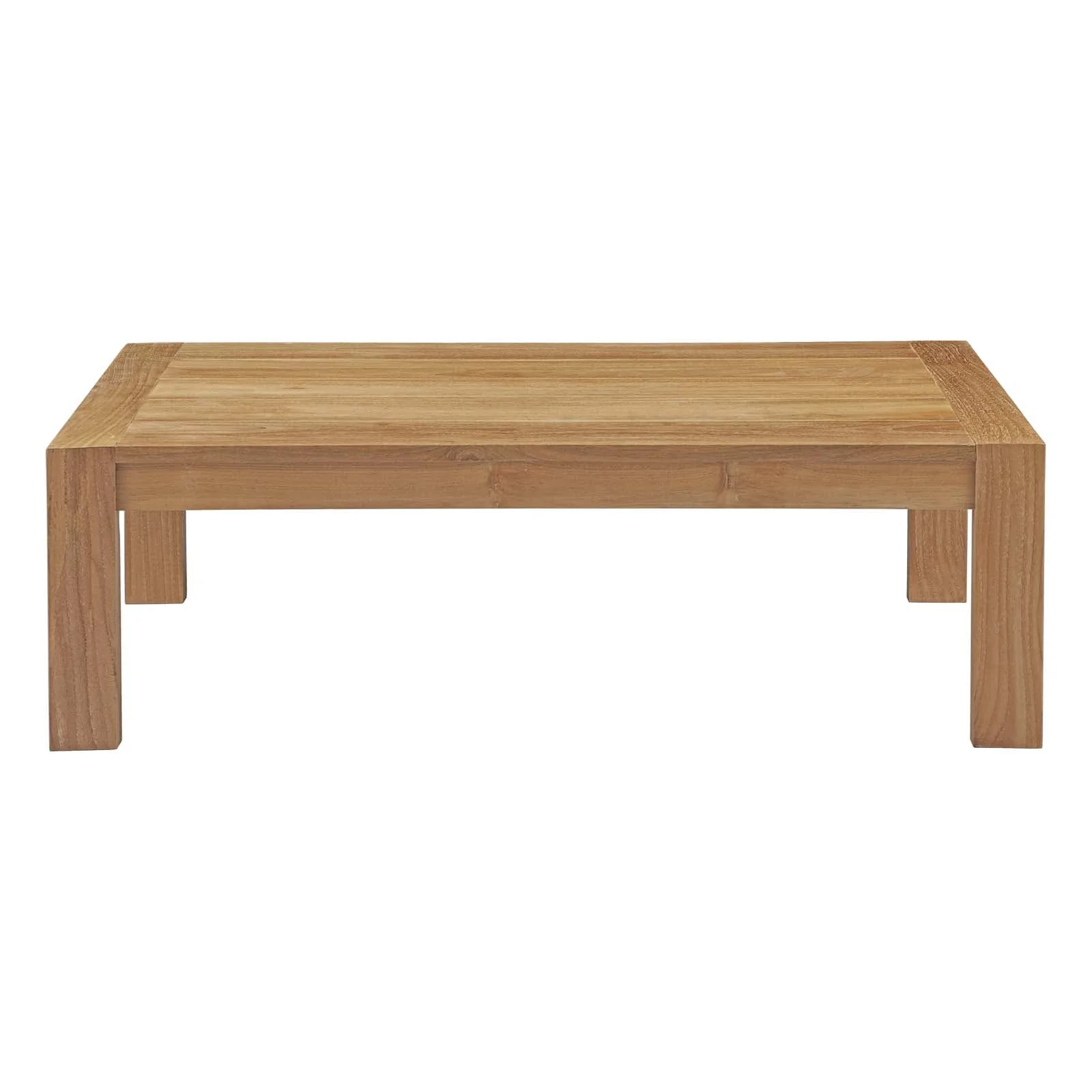 Upland 3 Piece Outdoor Patio Teak Set in Natural White - Image 7