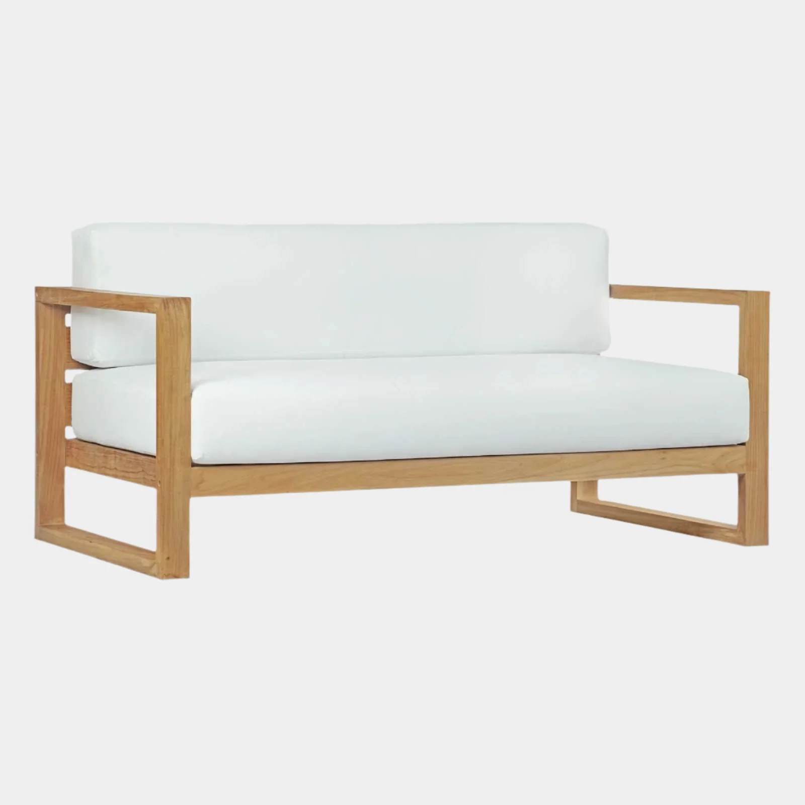 Upland Outdoor Patio Teak Sofa