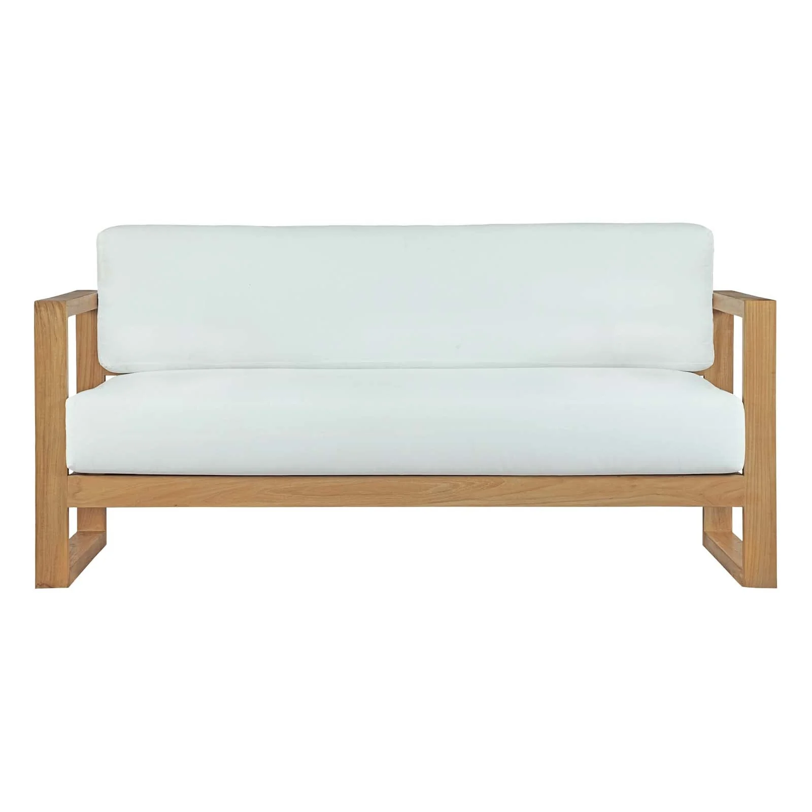 Upland Outdoor Patio Teak Sofa - Image 3