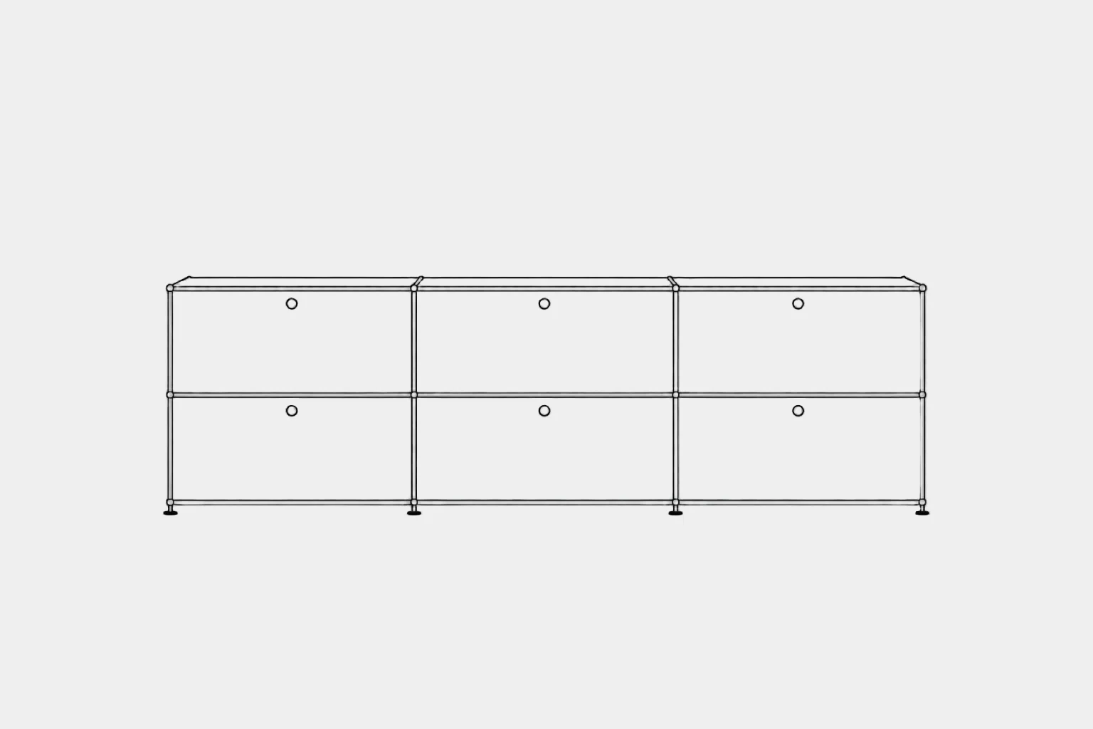 USM Haller C1AF Bed Nightstand - Image 58