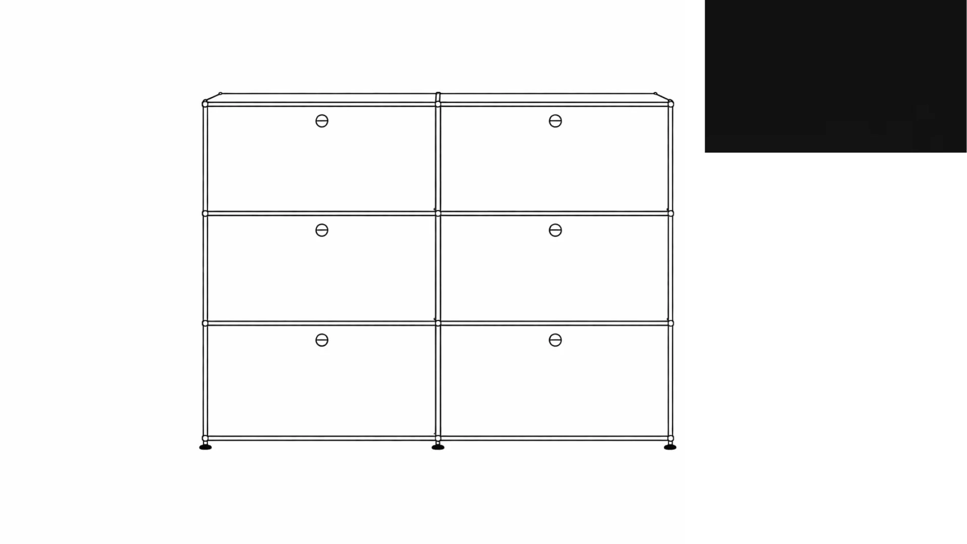 USM Haller G118F File Storage Cabinet - Image 20