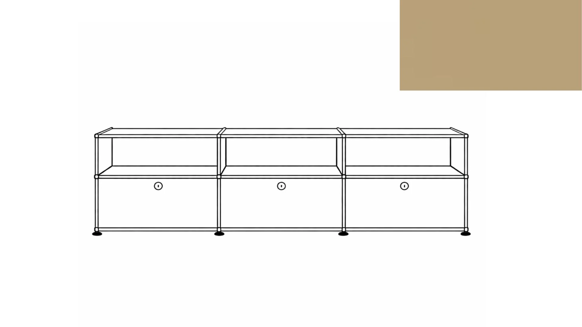 USM Haller C2A Credenza - Image 24