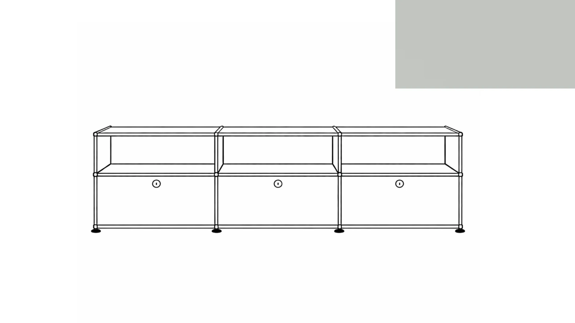 USM Haller C2A Credenza - Image 26