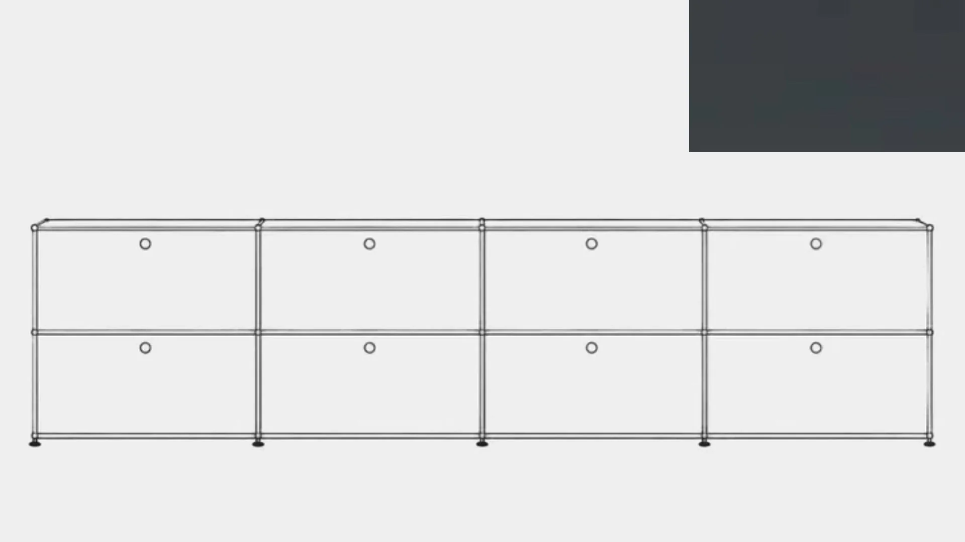 USM Haller C1AF Bed Nightstand - Image 47