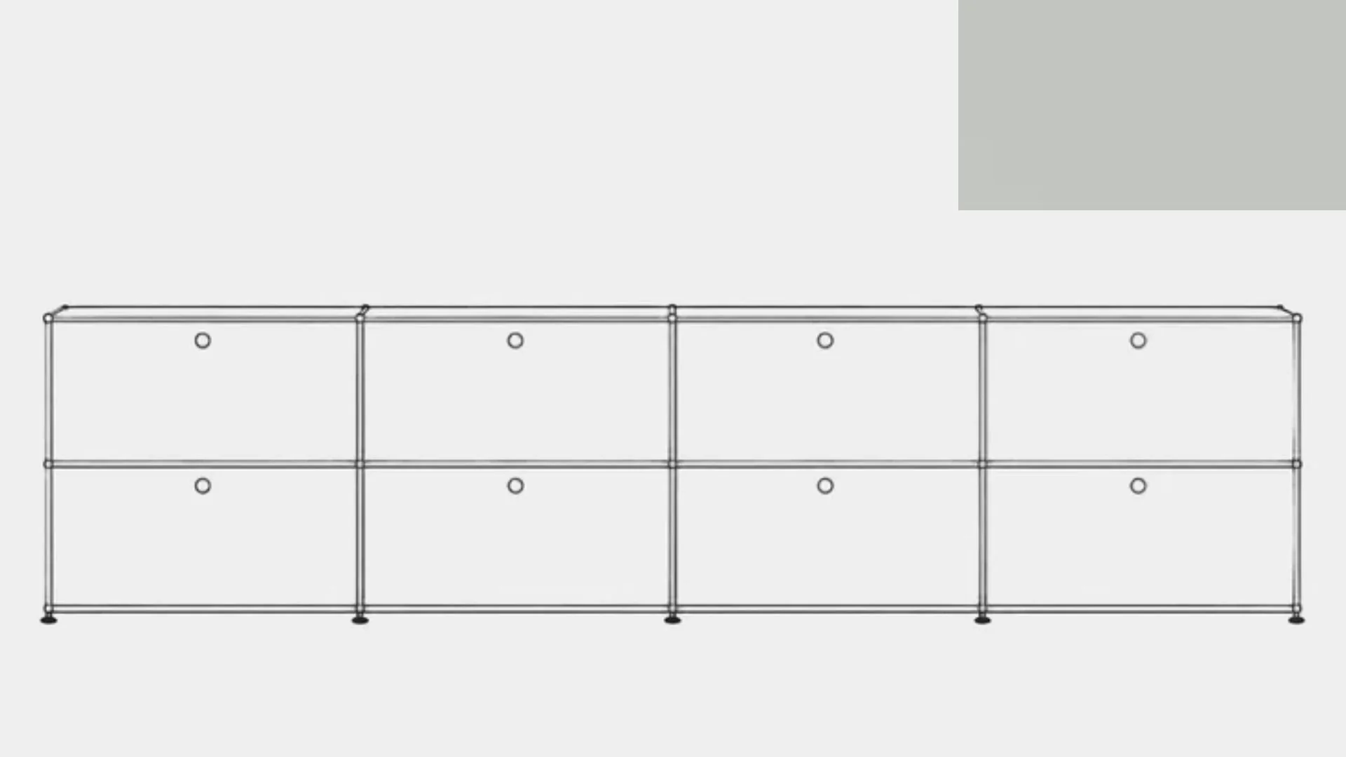 USM Haller C1AF Bed Nightstand - Image 51