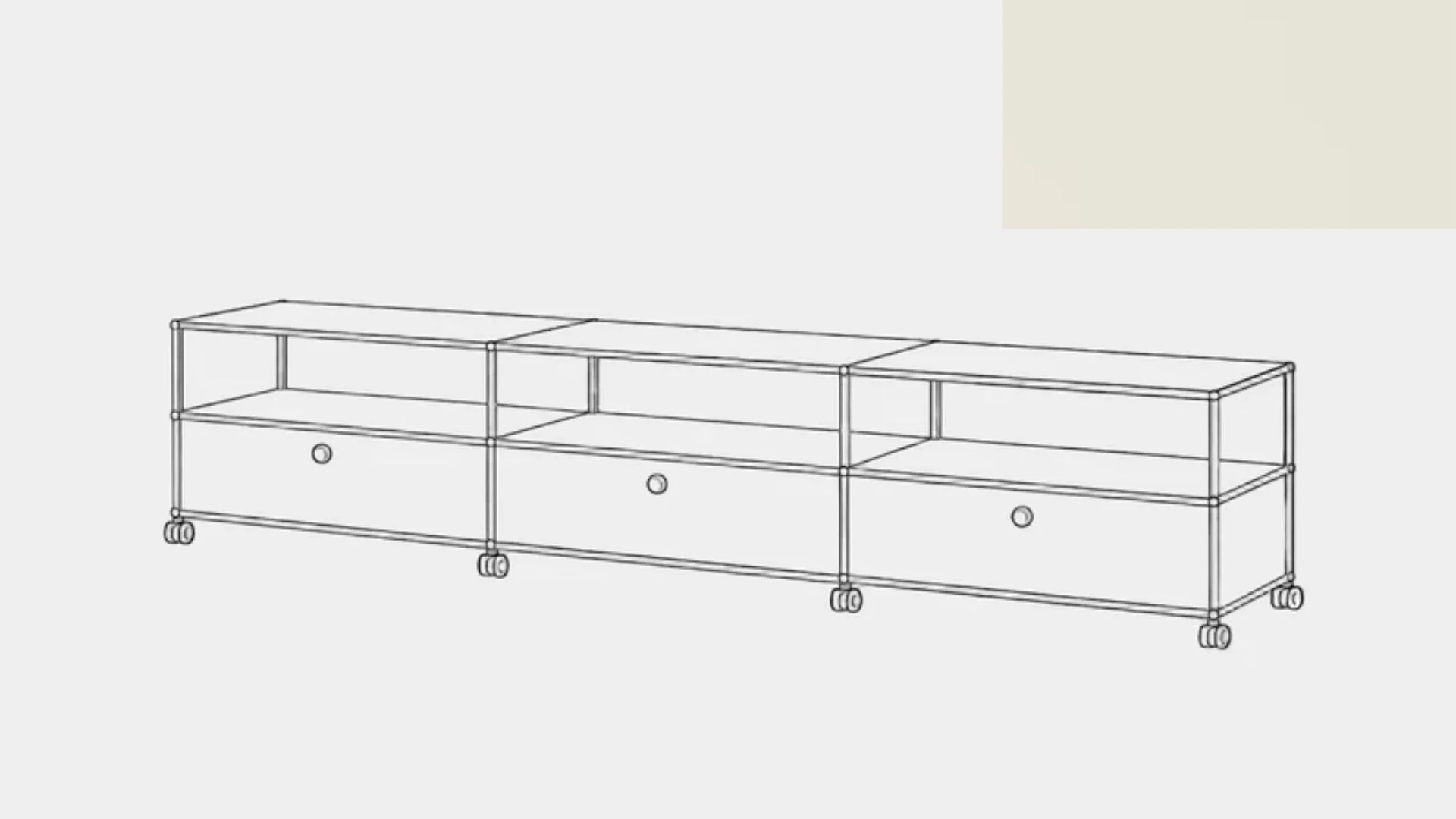 USM Haller Media Console Low Configuration - Image 21