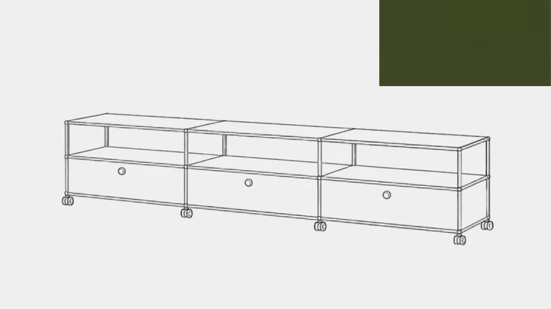 USM Haller Media Console Low Configuration - Image 27