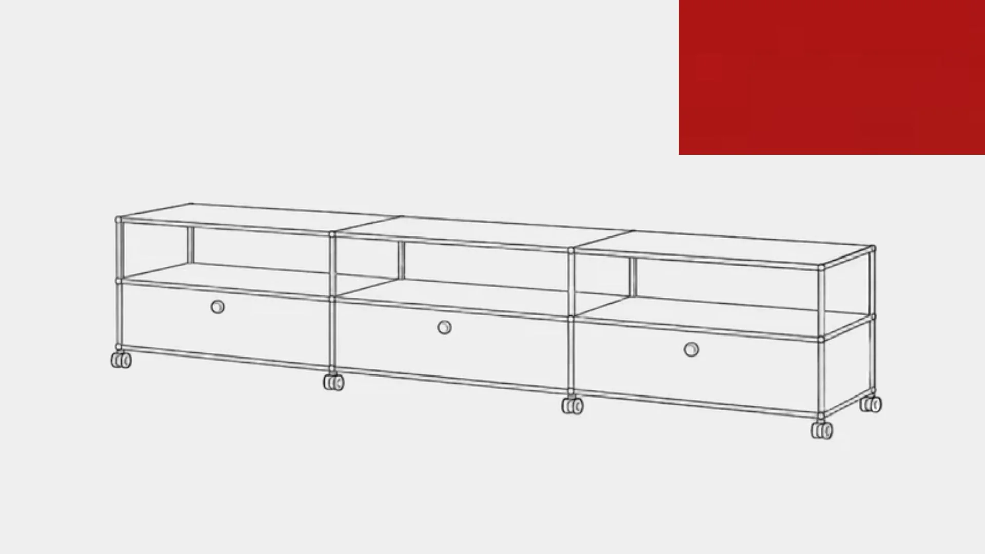 USM Haller Media Console Low Configuration - Image 30