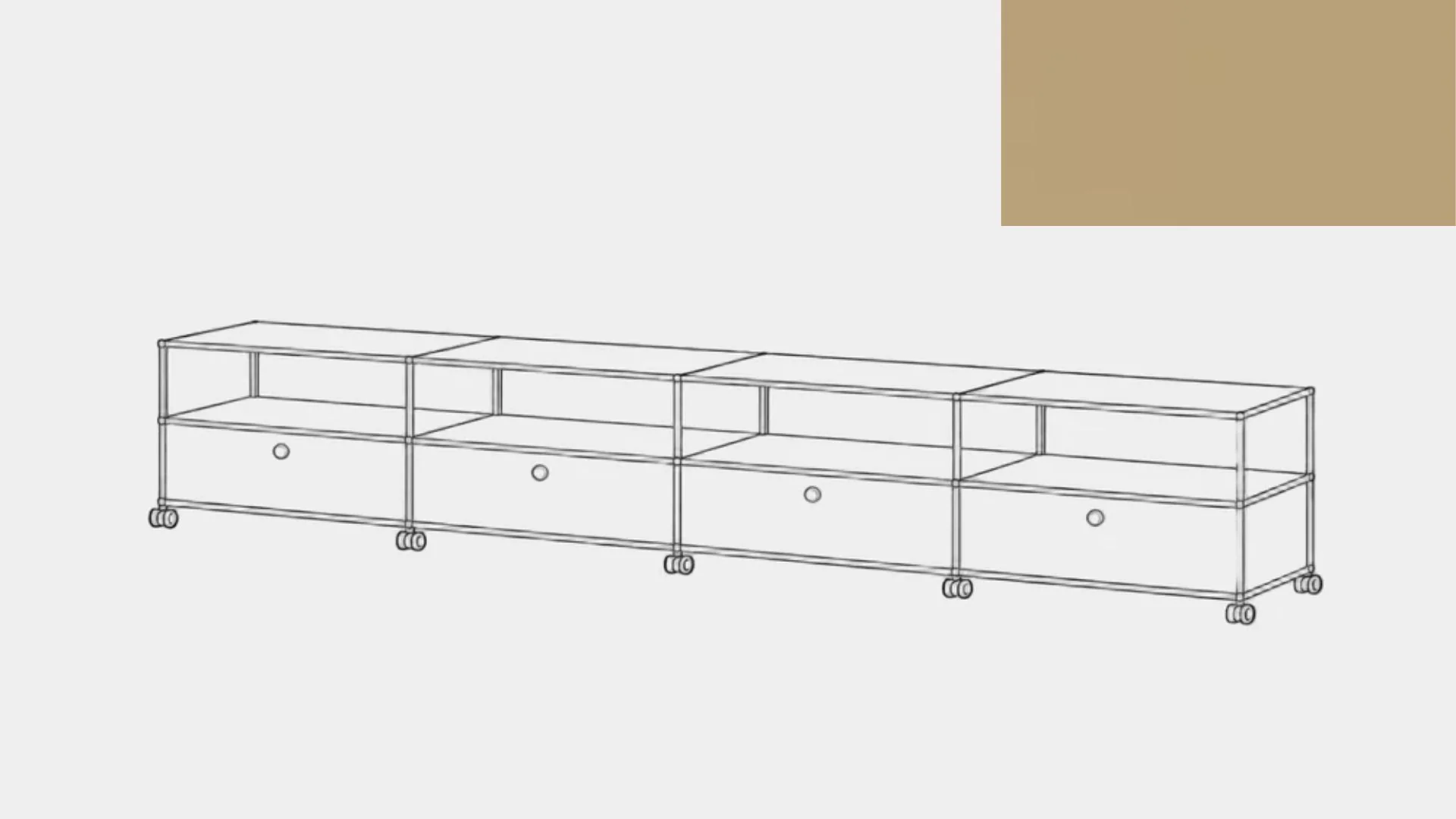 USM Haller Media Console Low Configuration - Image 37