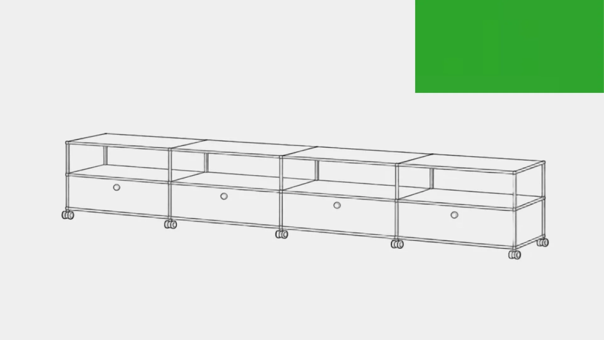 USM Haller Media Console Low Configuration - Image 40