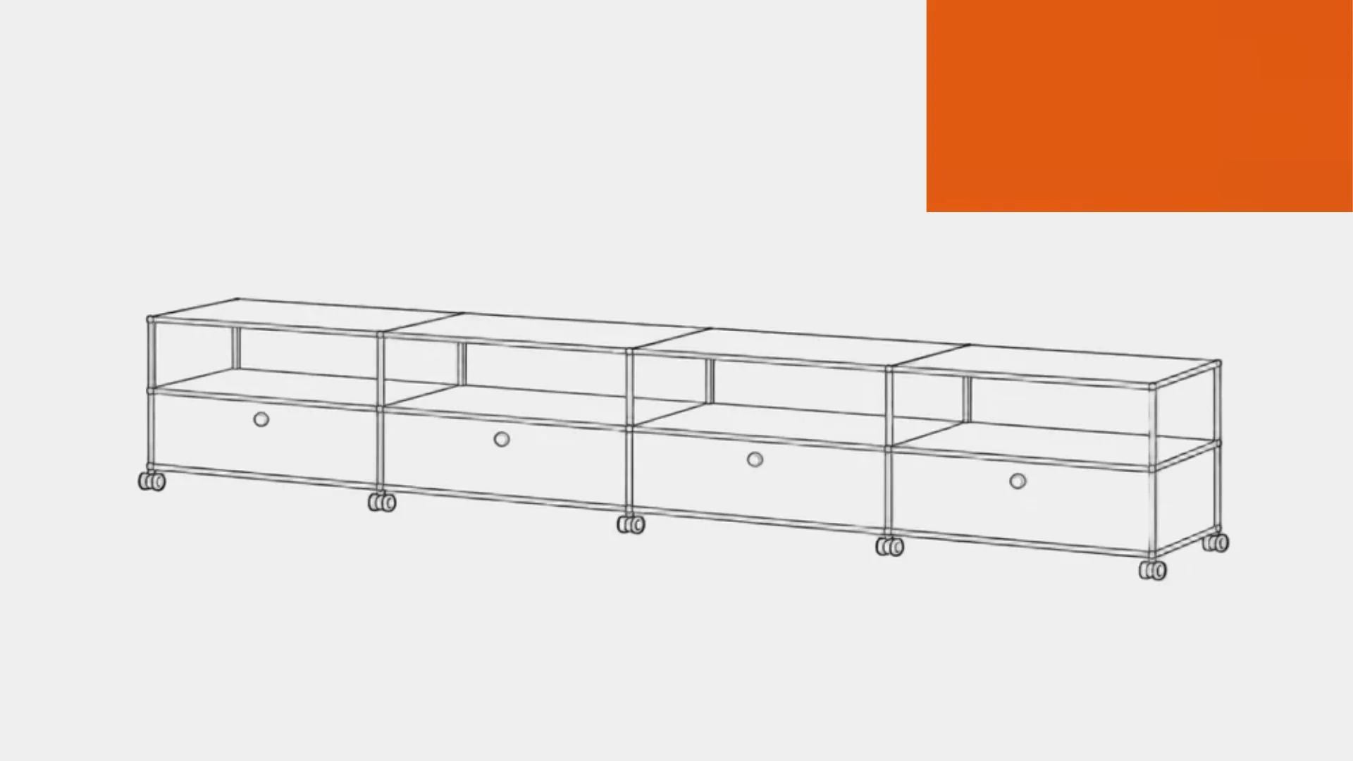 USM Haller Media Console Low Configuration - Image 45