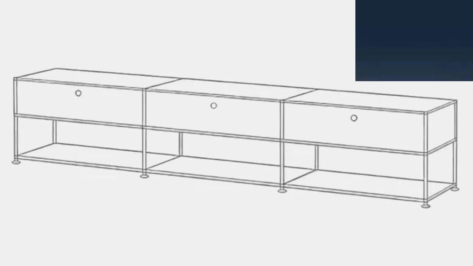 USM Haller Open Media Console - Image 27
