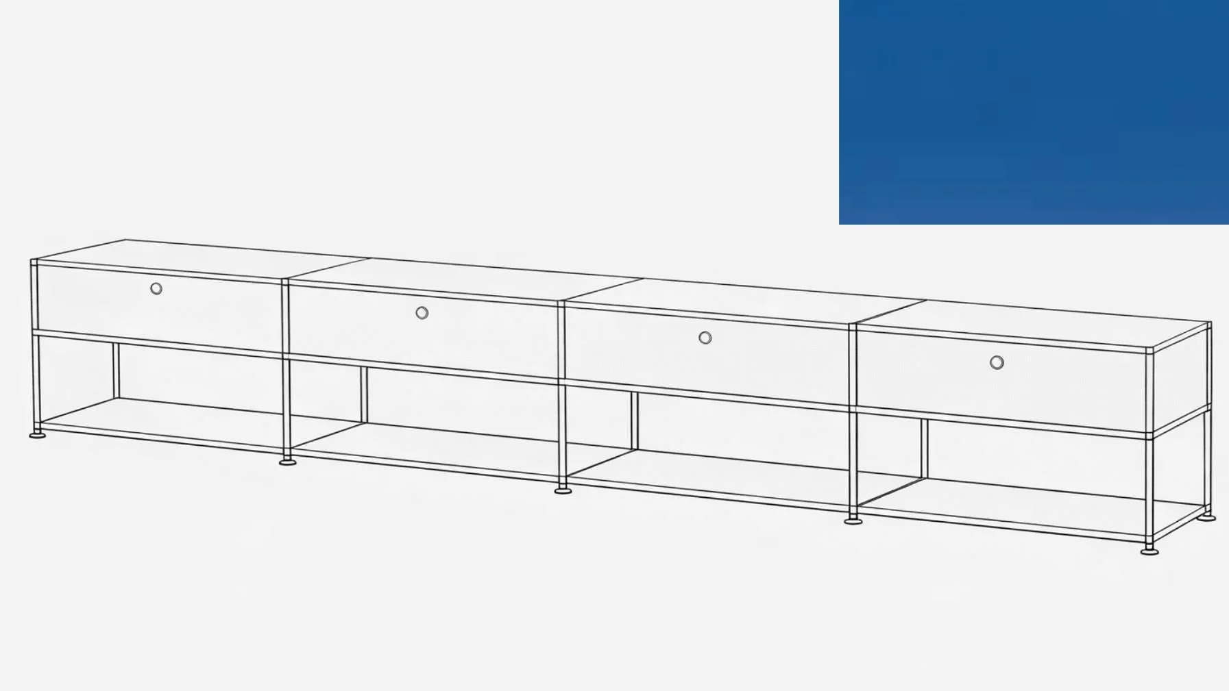 USM Haller Open Media Console - Image 42
