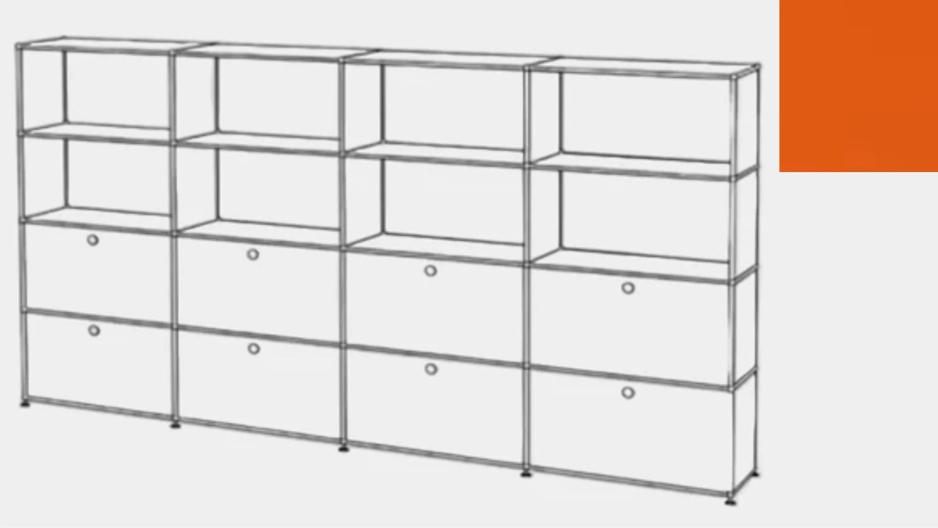 USM Haller S2 Storage Cabinet - Image 43