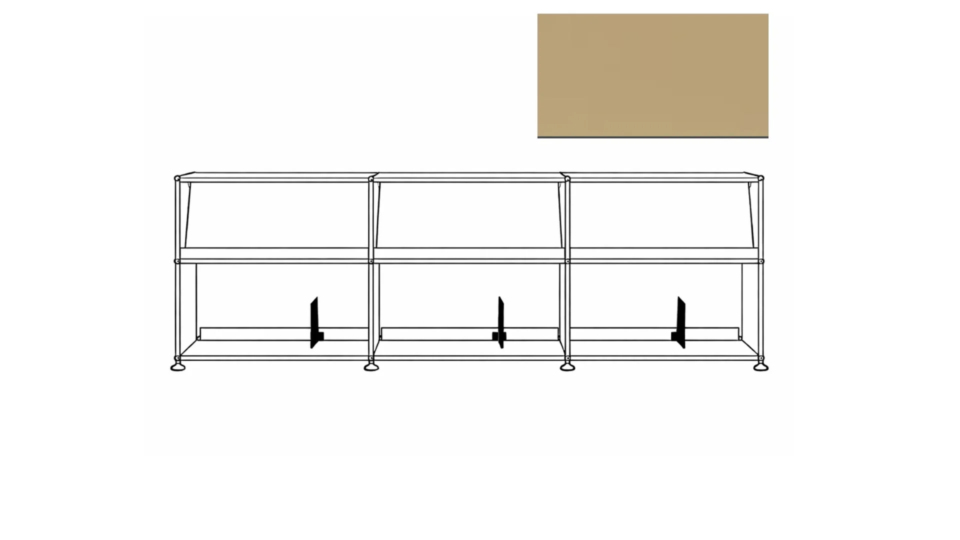 USM X Symbol Vinyl Display Cabinet - Image 39