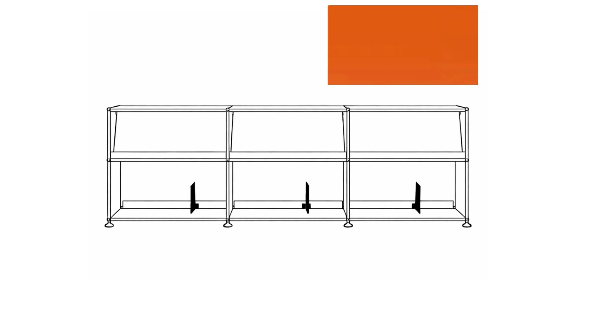USM X Symbol Vinyl Display Cabinet - Image 45