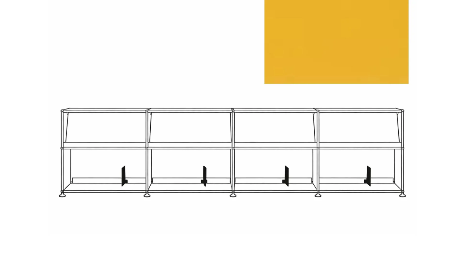 USM X Symbol Vinyl Display Cabinet - Image 48
