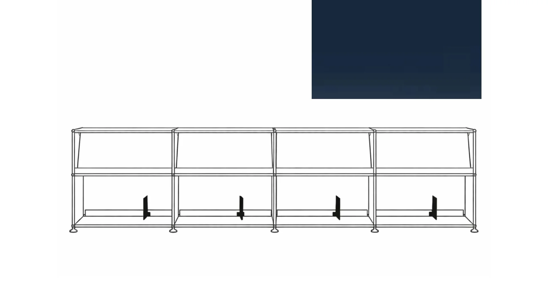 USM X Symbol Vinyl Display Cabinet - Image 52