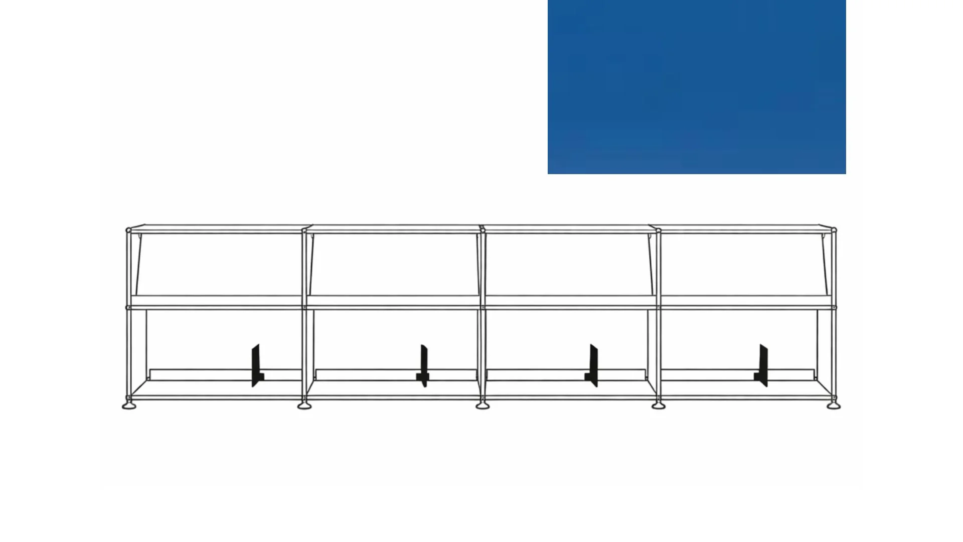 USM X Symbol Vinyl Display Cabinet - Image 57