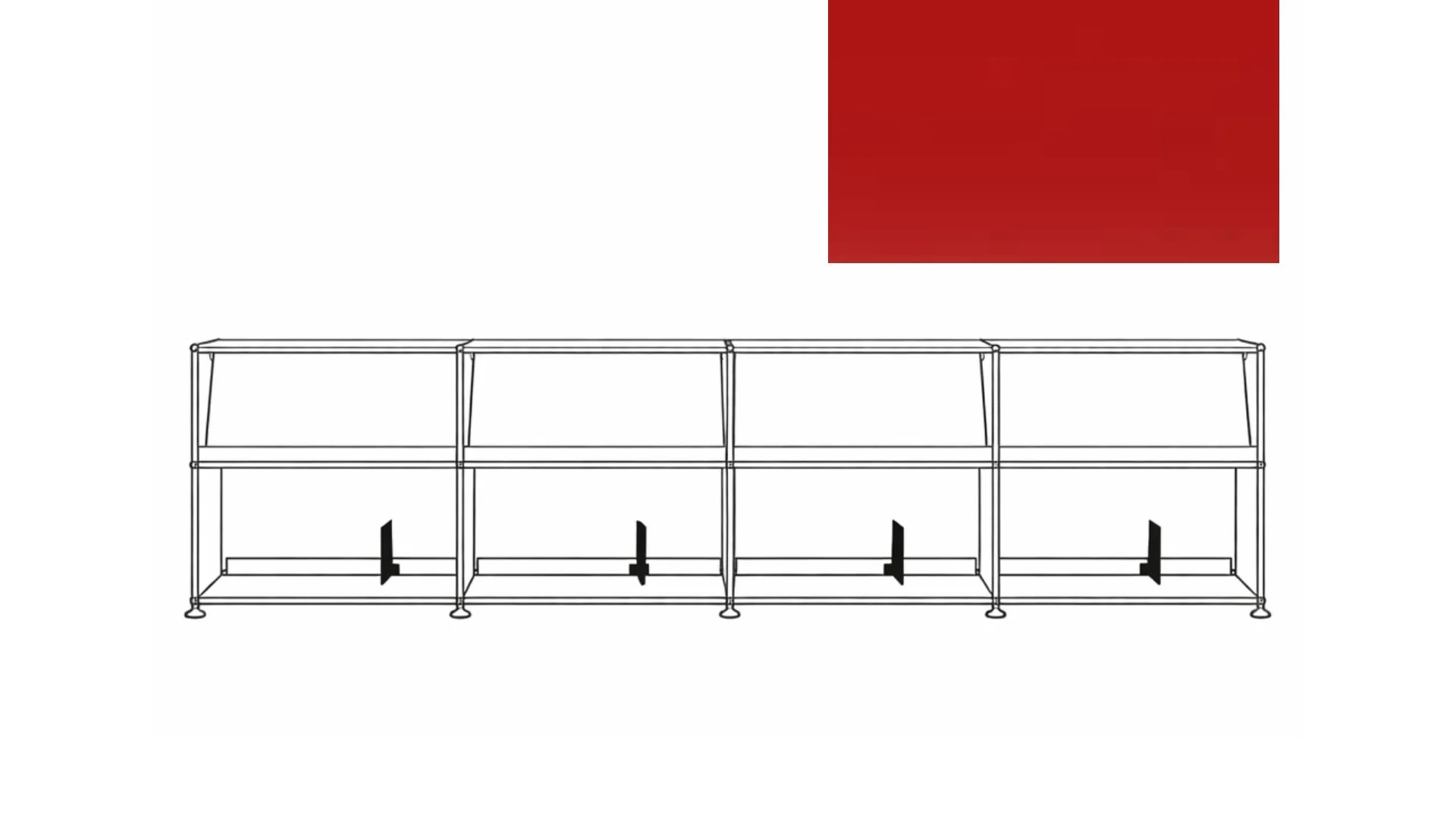 USM X Symbol Vinyl Display Cabinet - Image 60