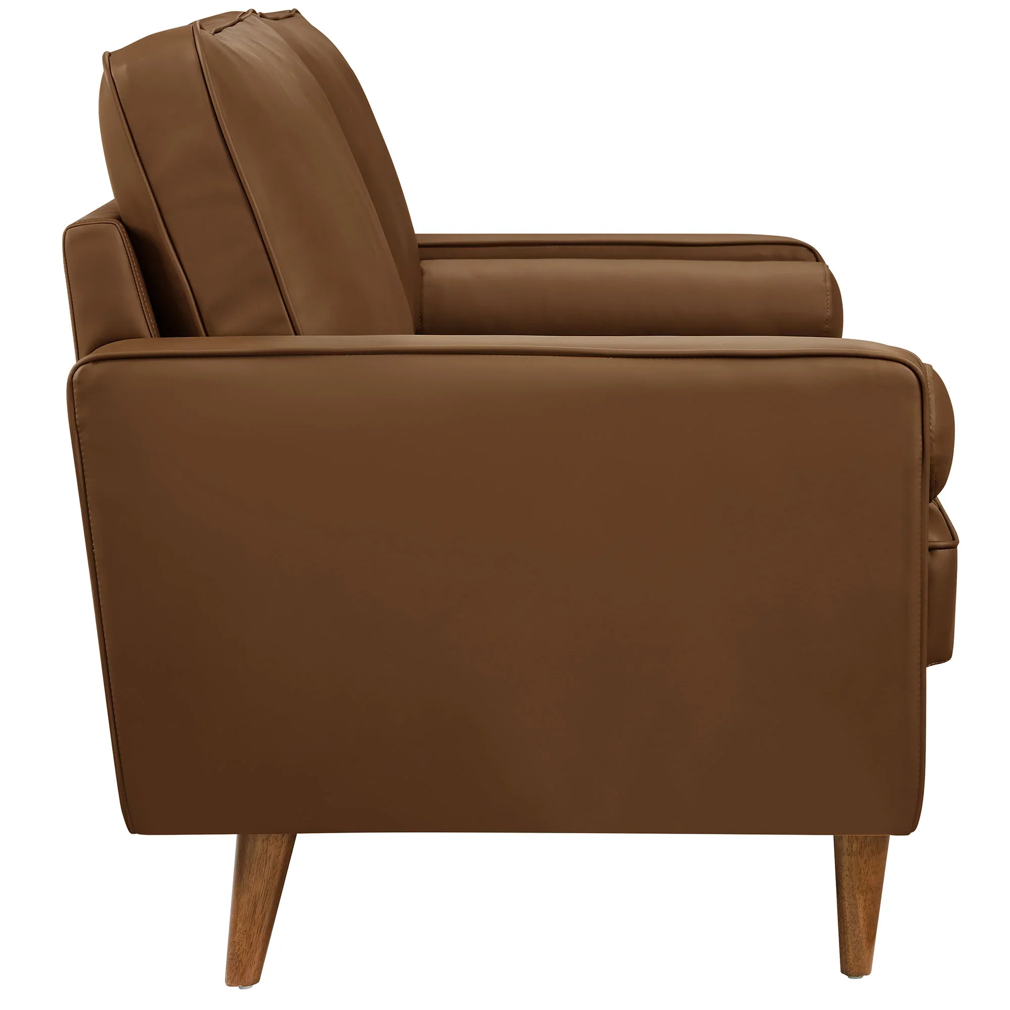 Valour Tufted Vegan Leather Loveseat - Image 4