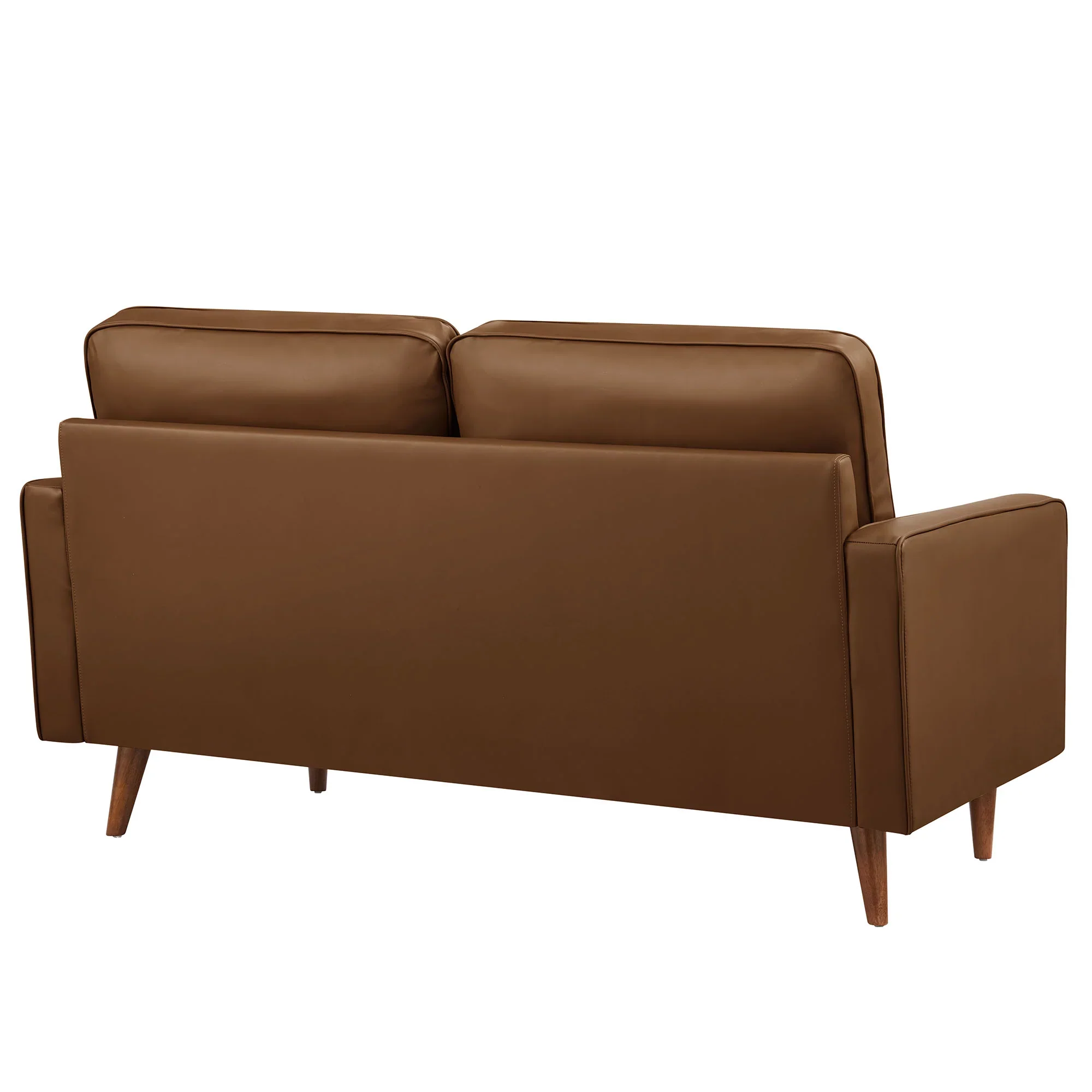 Valour Tufted Vegan Leather Loveseat - Image 5