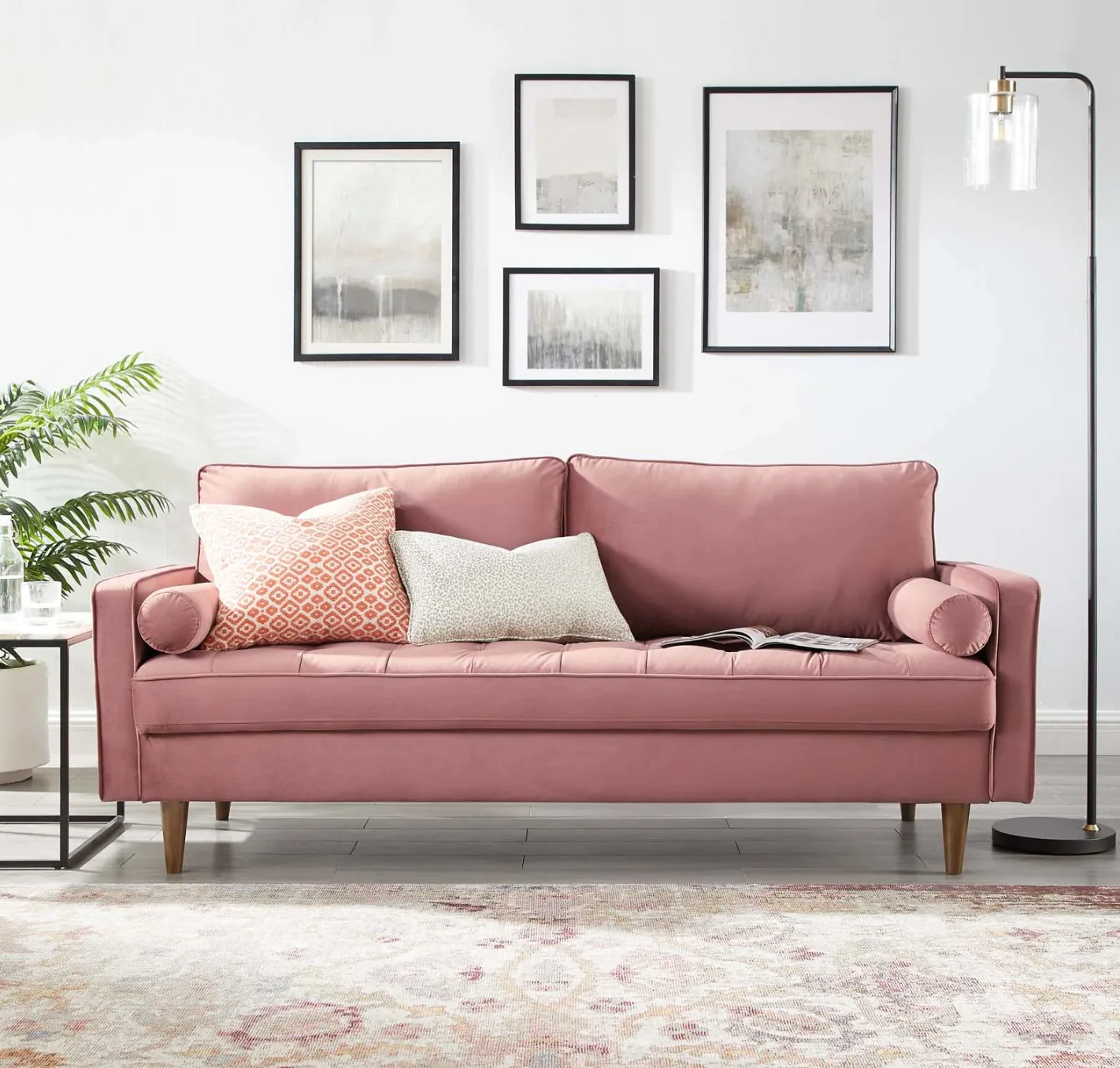Vanessa Velvet Sofa - Image 8