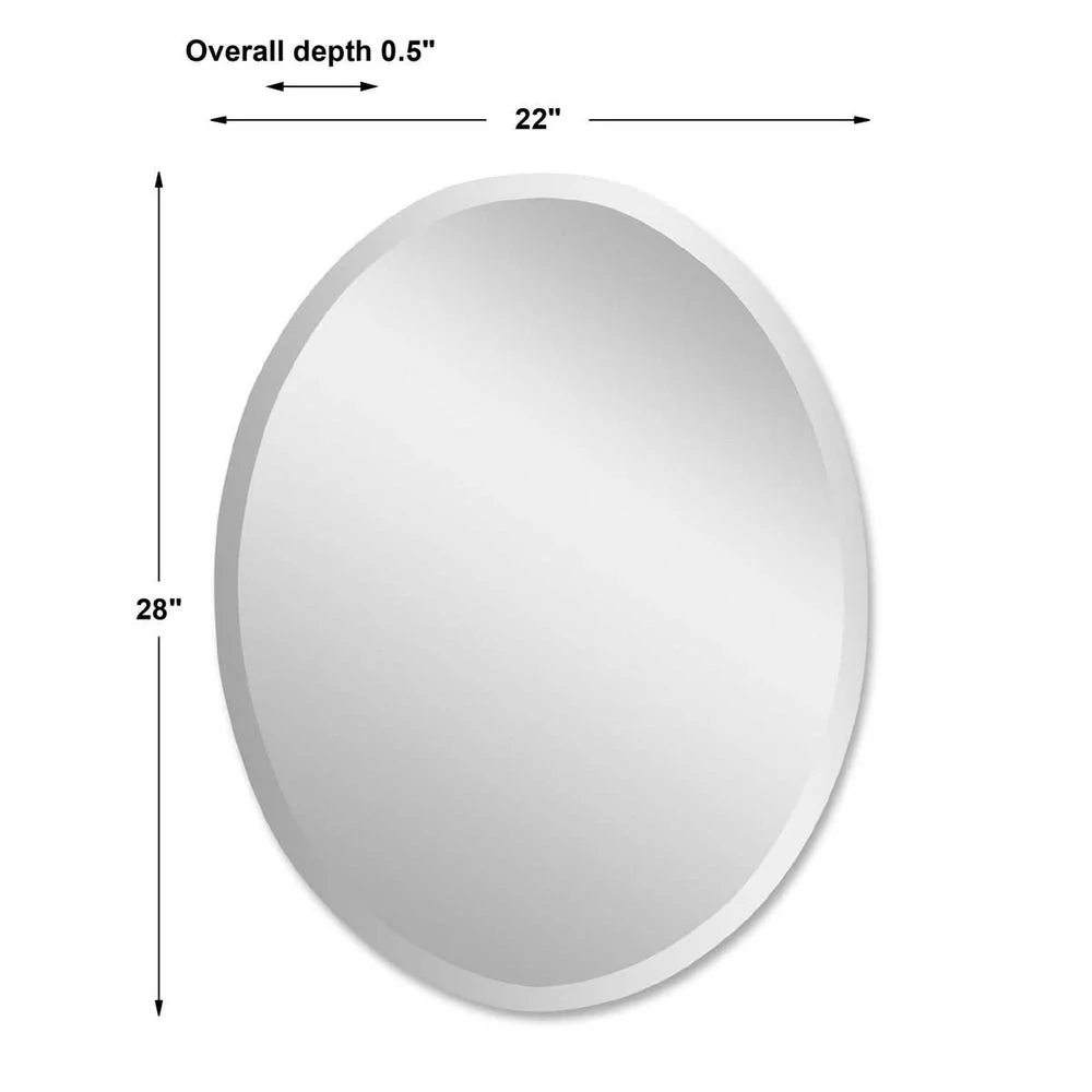 Vanity Oval Mirror - Image 3