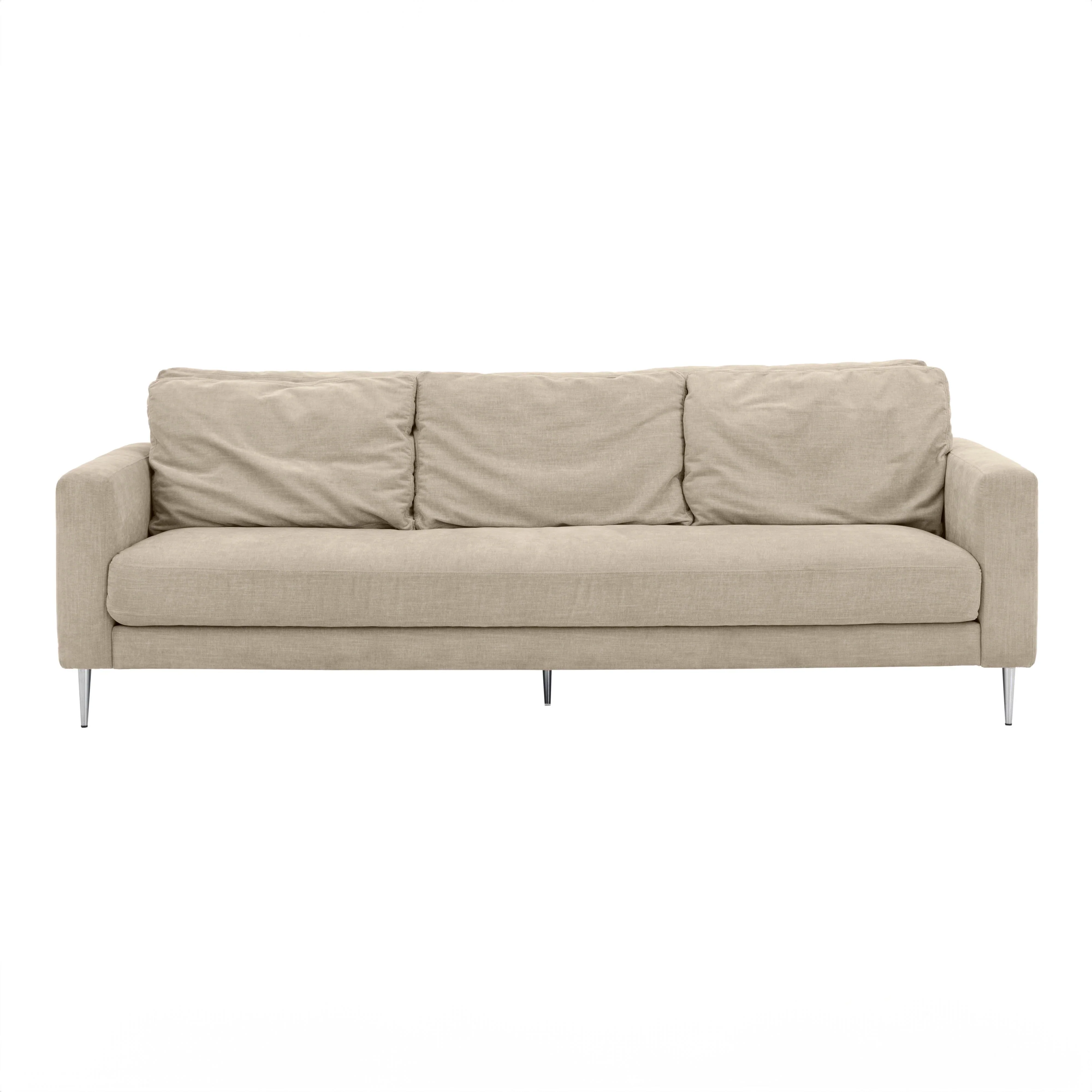 Vari 90" Textured Performance Velvet Lounge Sofa - Image 14