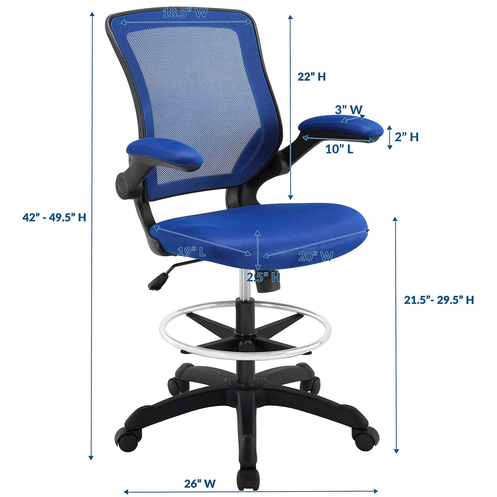 Veer Drafting Chair - Image 23