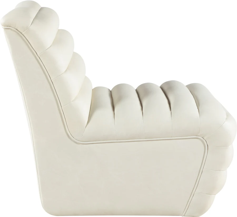 Vega Vegan Leather Upholstered Accent Chair - Image 14