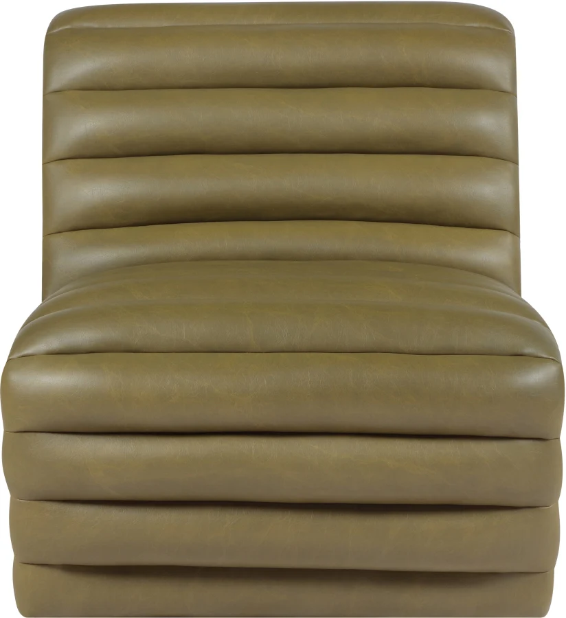 Vega Vegan Leather Upholstered Accent Chair - Image 23