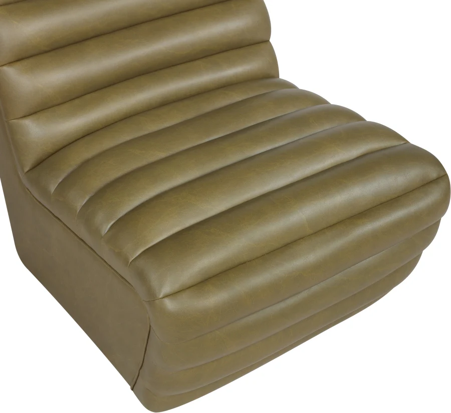Vega Vegan Leather Upholstered Accent Chair - Image 26