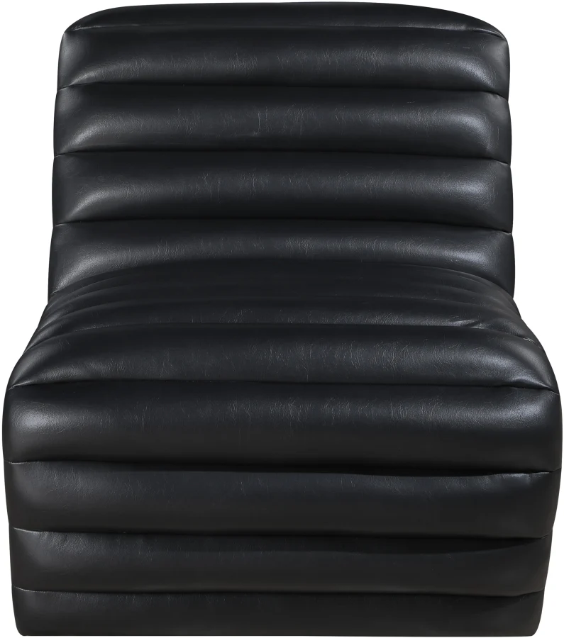 Vega Vegan Leather Upholstered Accent Chair - Image 3
