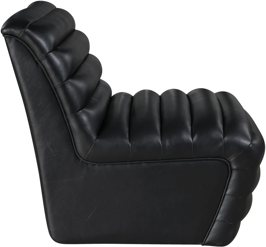 Vega Vegan Leather Upholstered Accent Chair - Image 4