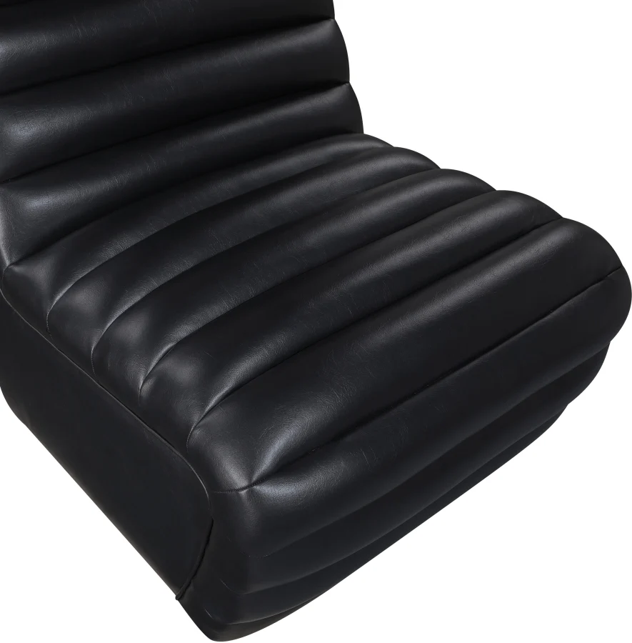 Vega Vegan Leather Upholstered Accent Chair - Image 6