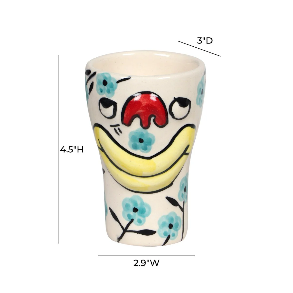 Velma 'Daydreamer' Ceramic Glasses - Set of 4 - Image 4
