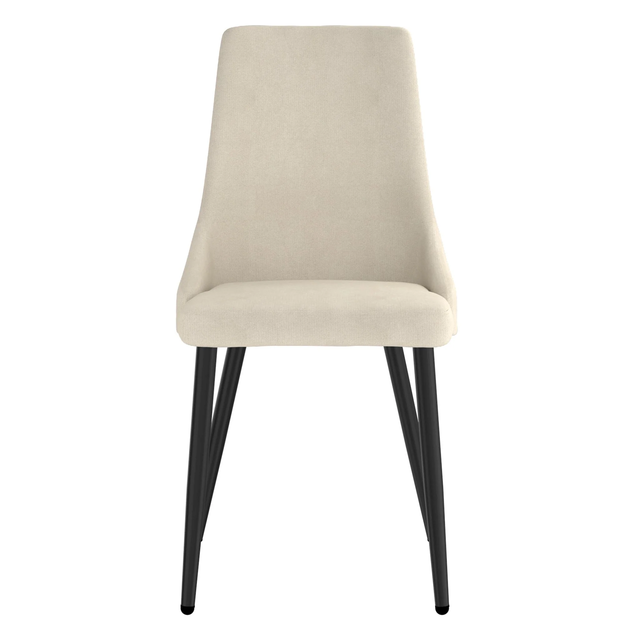 Venice Dining Chair, set of 2, in Beige and Black - Image 4