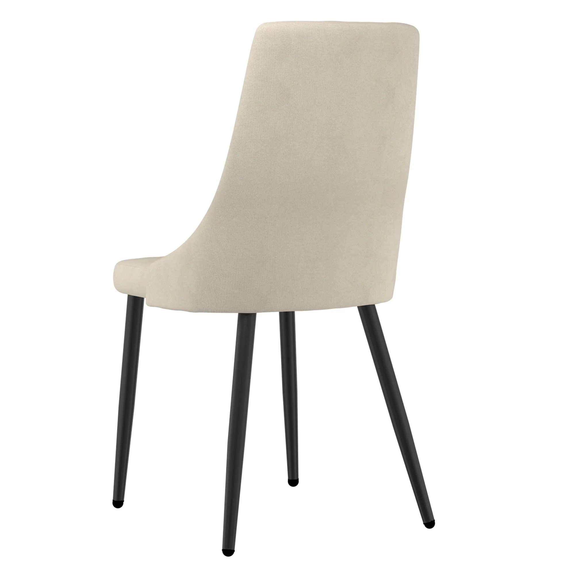 Venice Dining Chair, set of 2, in Beige and Black - Image 6