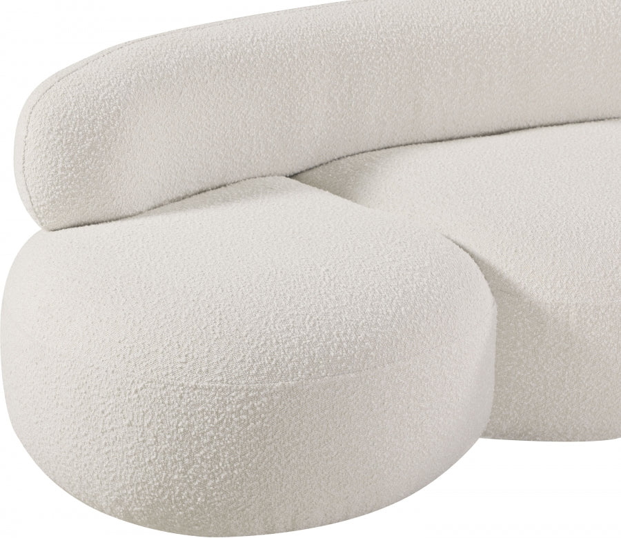 Venti Boucle Fabric Sofa - Image 10