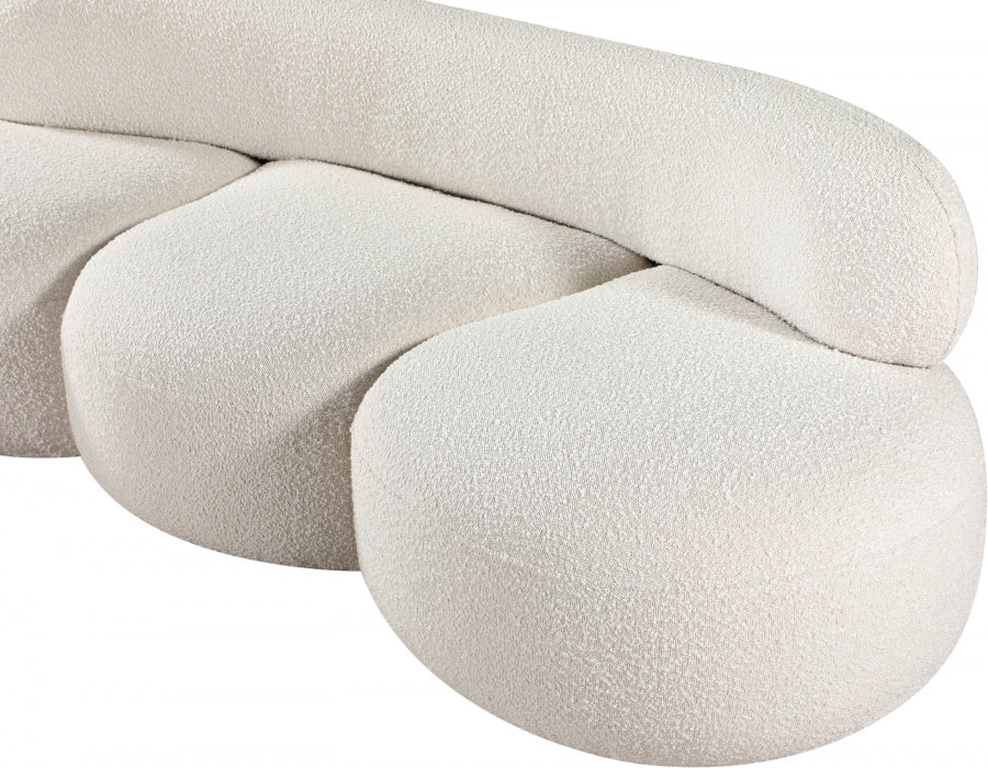 Venti Boucle Fabric Sofa - Image 11