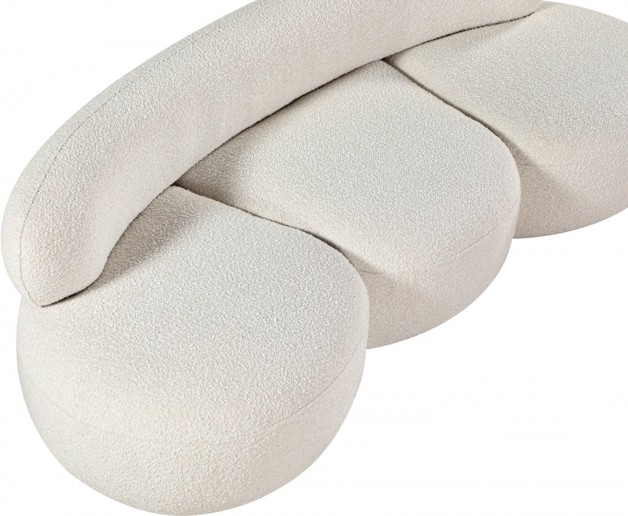 Venti Boucle Fabric Sofa - Image 12