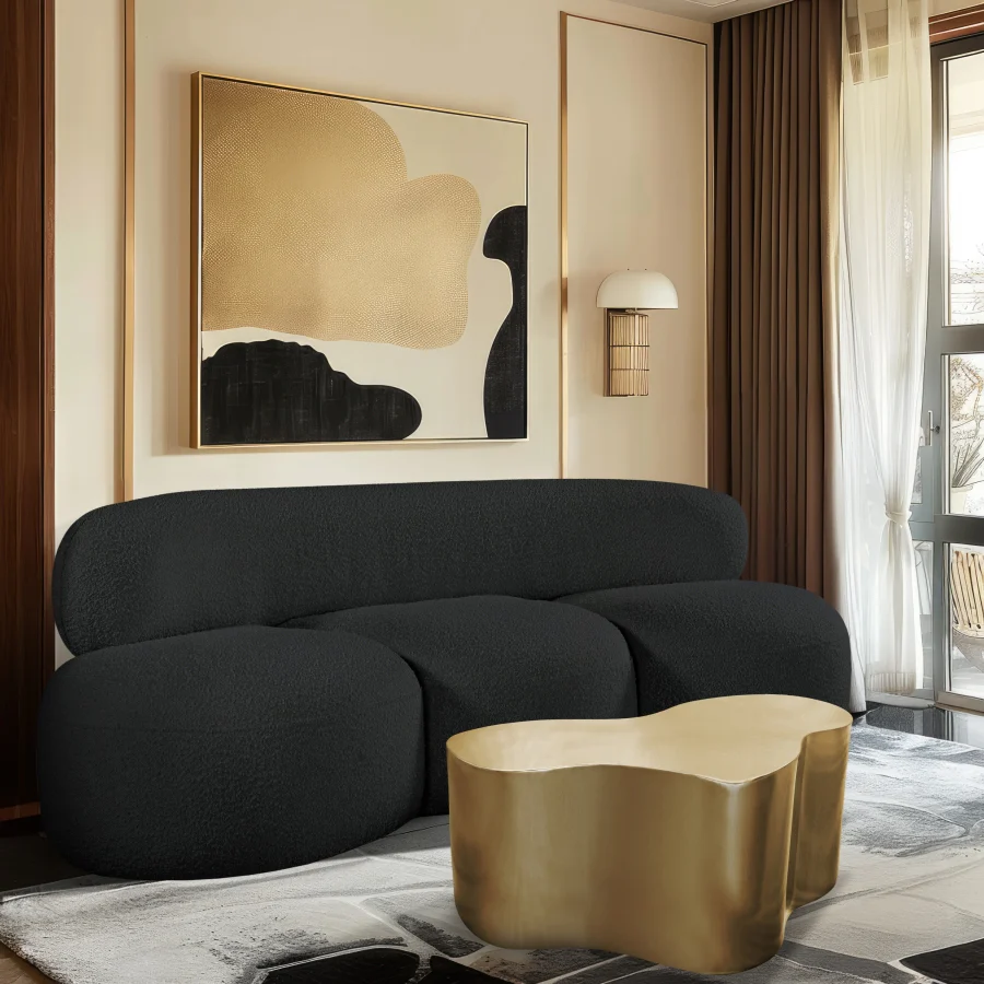 Venti Boucle Fabric Sofa - Image 20