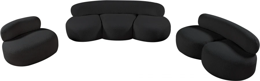 Venti Boucle Fabric Sofa - Image 35