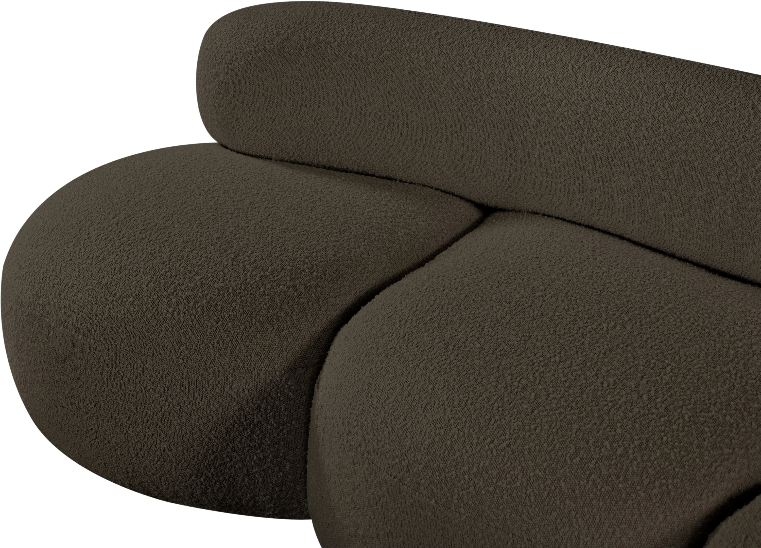 Venti Boucle Fabric Sofa - Image 47