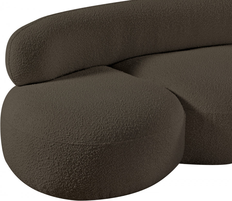 Venti Boucle Fabric Sofa - Image 48