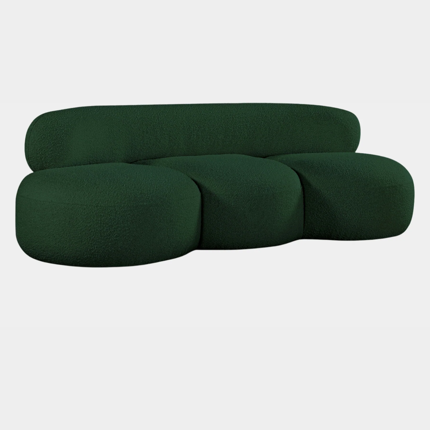 Venti Boucle Fabric Sofa - Image 57