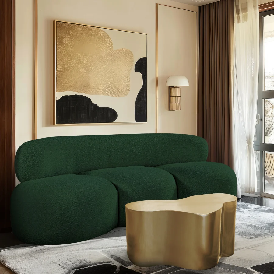 Venti Boucle Fabric Sofa - Image 58