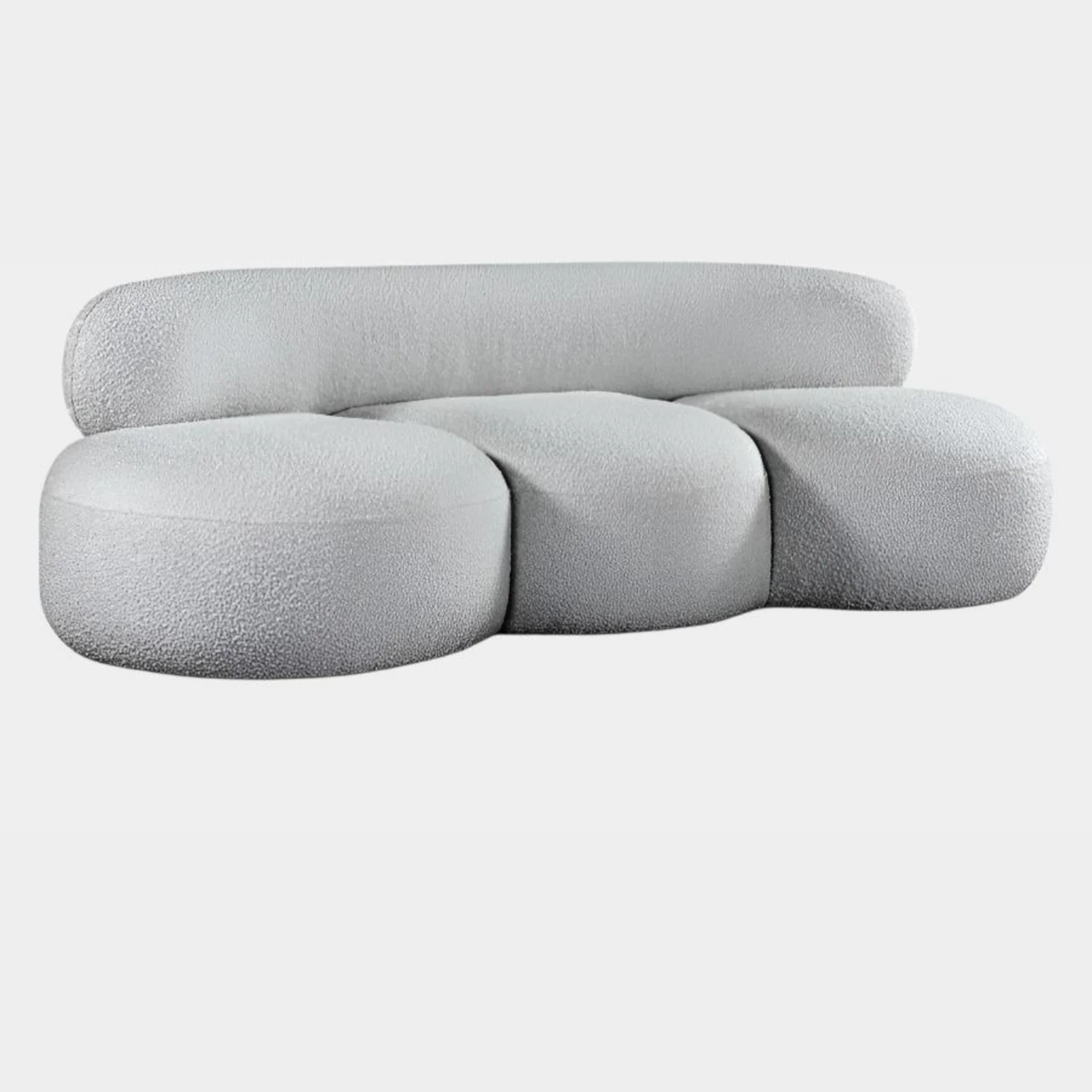Venti Boucle Fabric Sofa - Image 76
